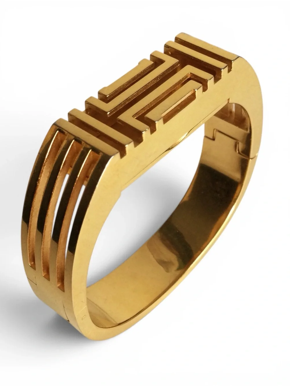 TORY BURCH x FITBIT Gold‑Tone Hinged Bracelet – EUC - Picture 4 of 12